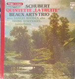 Disc vinil, LP. Piano Quintet, Op. 114 La Truite-Schubert, Beaux Arts Trio With Samuel Rhodes, Georg H&ouml;rtnagel, Clasica
