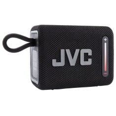 Boxa portabila JVC XS-E114B, radio FM, Bluetooth, IPX6, Litiu-ion 3,7 V / 2000 mAh, negru