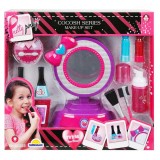 Set de cosmetice cu oglinda, Pretty Pinky