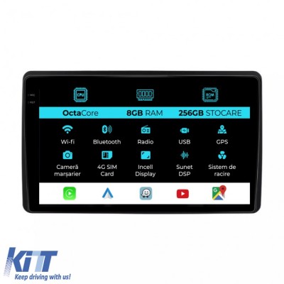 Navigatie Dedicata Dacia Duster (2018 - 2022), 10Inch, 8Gb Ram, 256Gb Stocare, Carplay Performance AutoTuning foto