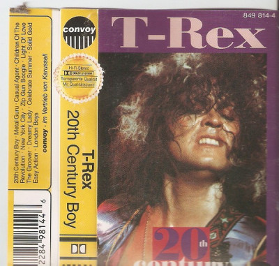 Caseta audio T. Rex &amp;lrm;&amp;ndash; 20th Century Boy, originala foto