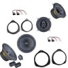Pachet difuzoare auto Ground Zero Iridium Opel Astra H (2004 - 2014)