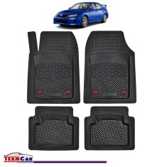 Covorase Auto TeamCar&reg; Tip Tavita Compatibile Subaru Impreza Generatia III (2007&ndash;2011) Negru Material Rezistent