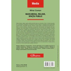 Mass-media, religie, spatiu public, Mihai Coman