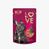 My Love, Hrana umeda pentru caini, vita, 24x100g