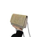 Geanta din rafie bej Pearl