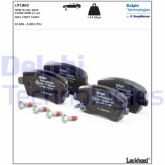 DELPHI LP1865 set placute frana,frana disc