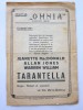 QW13 - Program cinematograf - Cinema Omnia - anii 1930