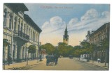 4684 - GIURGIU, street &amp; Firemen Tower, Romania - old postcard - unused, Necirculata, Printata