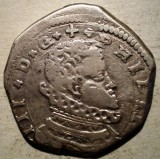 G.047 ITALIA SICILIA OCUPATIE SPANIOLA FILIP III 4 TARI 1619 ARGINT