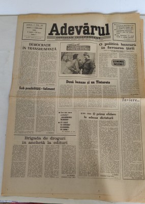 Ziarul ADEVĂRUL (6 februarie 1990) Anul I nr. 36 foto