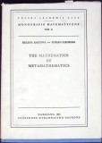 THE MATHEMATICS OF METAMATHEMATICS-HELENA RASIOWA, ROMAN SIKORSKI-359767