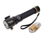 Cumpara ieftin Lanterna Solara 450 Lumeni cu Power Bank, Busola, Taietor Centura, IPX4, Suport Magnetic, 2000mAh