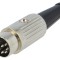 Conector DIN 8 pini 270&deg; pe cablu