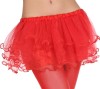 Tutu Rosu Femei, Fusta Tulle Aniversare Copii, Costume Petrecere, Talie Unica