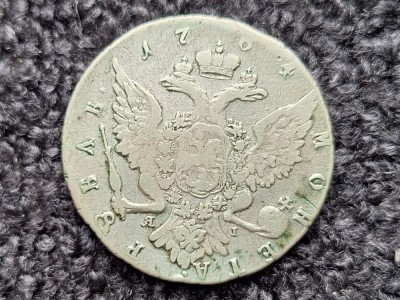 Rubla 1764, argint foto