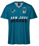 San Jose Sharks tricou de bărbați Soccer Style Jersey - XL