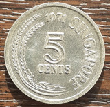 (M2331) MONEDA SINGAPORE - 5 CENTS 1971, EXOTICA, Asia