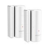 DETECTOR de usa/fereastra wireless SMANOS, 2 bucati, lucreaza impreuna cu unitatea centrala K1 sau K2, &quot;DS-20*2&quot; (timbru verde 0.8 lei)