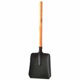 Lopata Gri cu Coada, Carbon, Tabla Otelita, Latime 23 cm, Lungime 120 cm Coada, 1500g