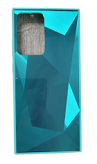 Husa silicon si acril cu textura diamant Samsung Galaxy Note 20 Ultra , Turcoaz