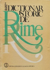Dictionar Istoric De Rime - Olimpia Berca ,556793 foto