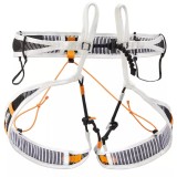 Ham Alpinism Schi PETZL Fly S Black/Orange, Ultralight 120g, Fuseframe, Ajustare Rapida, Bucle Material, Sac Transport