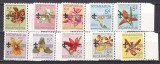 Nicaragua 1965 flori supr. Scouting MI 1397-1406 MNH, Nestampilat