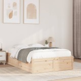 Cumpara ieftin Cadru de pat fără saltea, 120x200 cm, lemn masiv pin