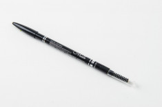 Creion pentru sprancene M.N cu pensula - 01 Negru foto