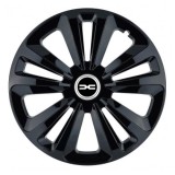 Set 4 capace roti pentru Dacia Nou, model Terra Black, R15