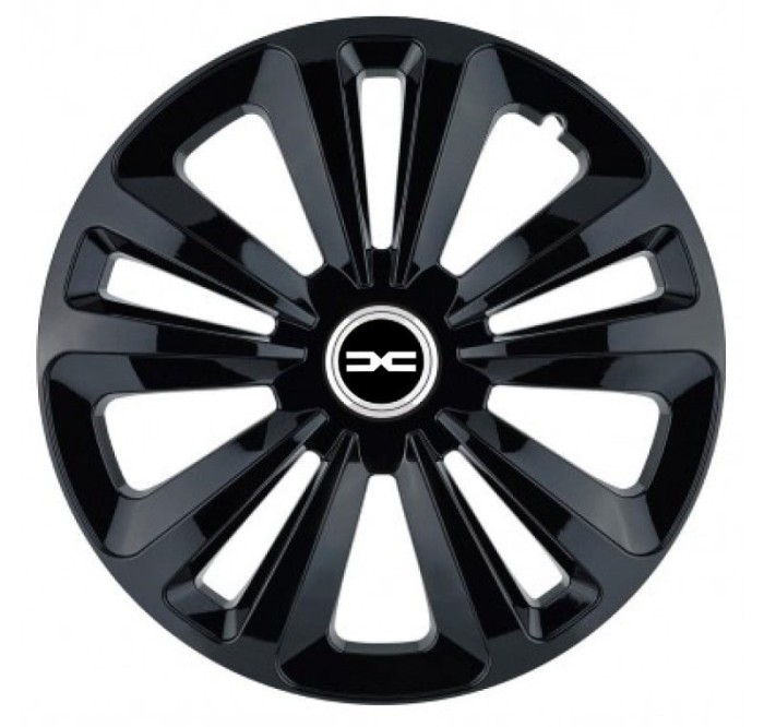 Set 4 capace roti pentru Dacia Nou, model Terra Black, R15