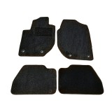 Set covorase auto din mocheta Range Rover Freelander 2001-2007, Negru, 4 Buc., Rapid