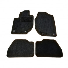 Set covorase auto din mocheta Range Rover Freelander 2001-2007, Negru, 4 Buc.