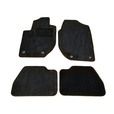 Set covorase auto din mocheta Range Rover Freelander 2001-2007, Negru, 4 Buc. foto