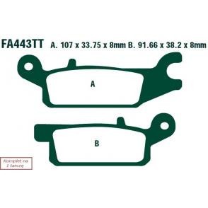 Klocki Ham. Moto. Yamaha Yfm 250 R (1Bt) (12-13) 408523 EBCFA443R