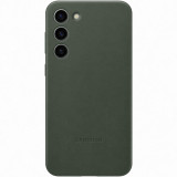 Husa de protectie Samsung Leather Case pentru Galaxy S23 Plus, Green