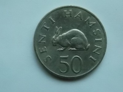 50 SENTI 1970 TANZANIA foto