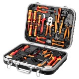 Set scule electrician NEO TOOLS, 25 piese izolate 1000V, geanta rigida