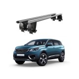 Bare transversale portbagaj aluminiu Peugeot 5008 2017-2020 plafon neted