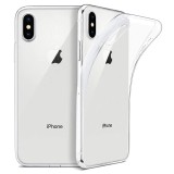 Husa Transparenta iPhone XS Max, Protectie TPU, Slim