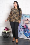 Compleu elegant Print GeometricMarimea, Yves