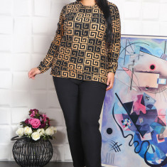 Compleu elegant Print Geometric - 48Marimea