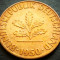 Moneda istorica 1 PFENNIG - RF GERMANIA, anul 1950 * cod 5413 - litera D
