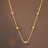 Cumpara ieftin Colier placat cu aur Perle Aurii - 45 cm