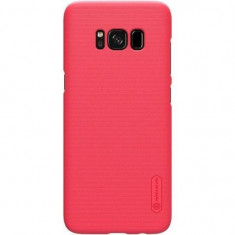 Husa Samsung Galaxy S8 G950 Folie ProtectieNillkin Frosted Shield Rosu foto