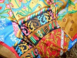 LOUIS FERAUD , vintage , esarfa originala, matase naturala ,colier nou cadou, Marime universala