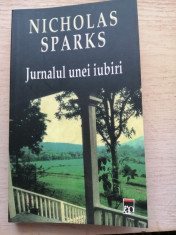 Jurnalul Unei Iubiri - Nicholas Sparks, roman de dragoste foto
