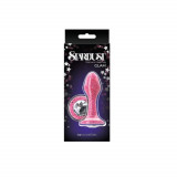 Dop anal din sticla Stardust - Glam - Pink, NS Toys