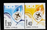 Cipru 2007- Europa CEPT,serie 2 valori dantelate,MNH,Mi.1096-1097 Do